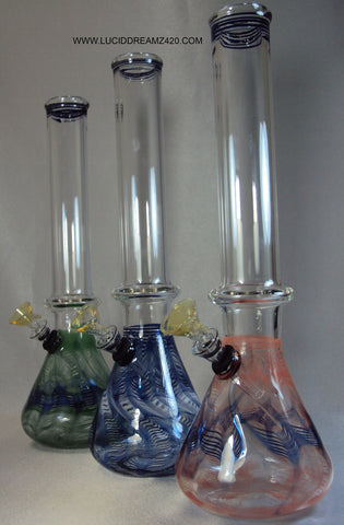 CWP12412" LOCAL BLOWN CLASSIC OUTSIDE COLOR WATERPIPE