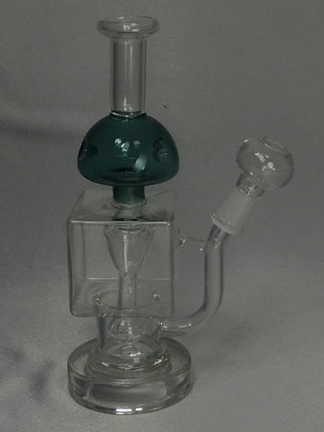 9" GREEN DOME WITH SQUARE HSH BUB