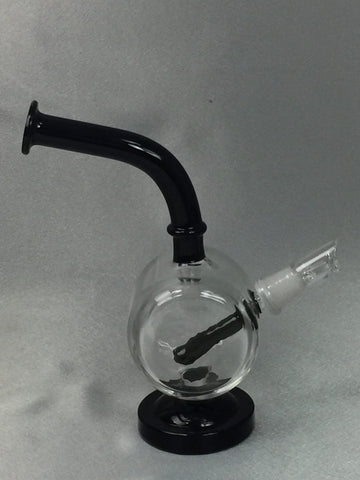 8" BLACK CIRCULAR WITH INLINE HSH BUB