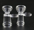 FEMALE CLEAR BOWL FITS ON MALE WP 14MM OR 19MM ($2.9 EA)