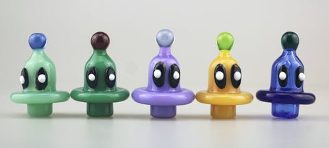 MIXED COLOR SMILEY BANGER CAP UFO ($5.9 EA)