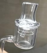 CLEAR QUARTZ CARB CAP WITH DIRECTIONAL AIR TUBE FOR THERMAL BANGER ($2.9 EA)