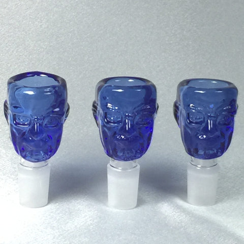 BLUE SKULL 19MM ($3.9 EA)