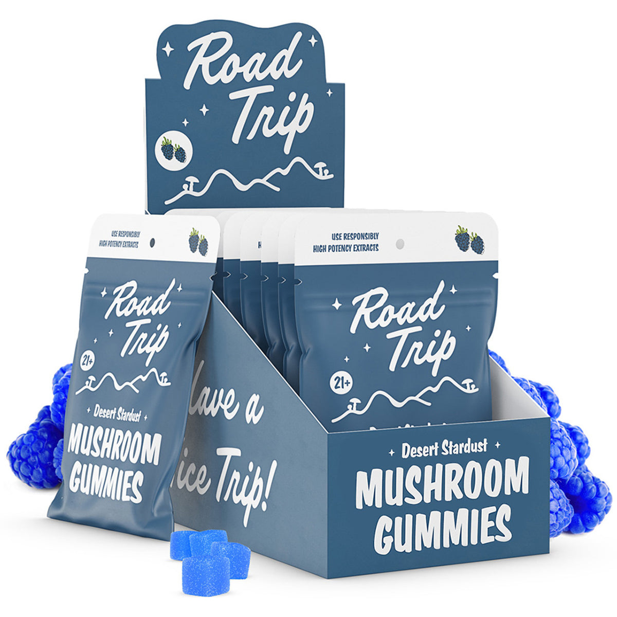 RT MUSHROOM GUMMIES 8CT BLUEBERRY