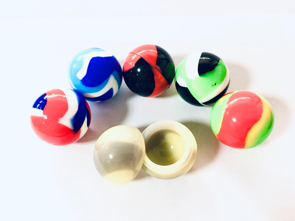 BALL DESIGN SILICONE GLASS CONTAINER