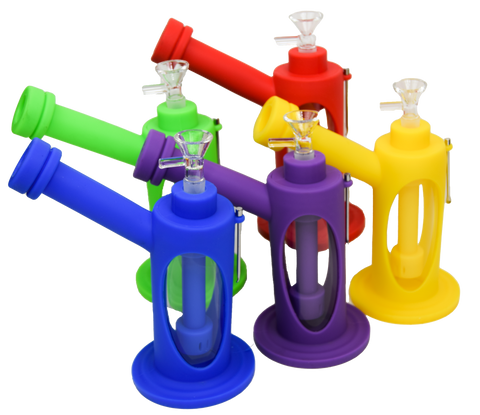 TASTY PUFF 7" SILICINE DAB RIG W/GLASS