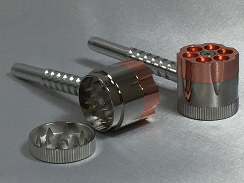 SIX SHOOTER PIPE WITH GRINDER ($4.74 EA)