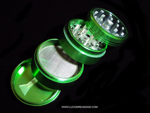 CLEAR TOP GRINDER 2.2" 4 PARTS ($7.9 EA)