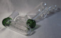 LARGE INLINE PERK GLASS ON GLASS BUB